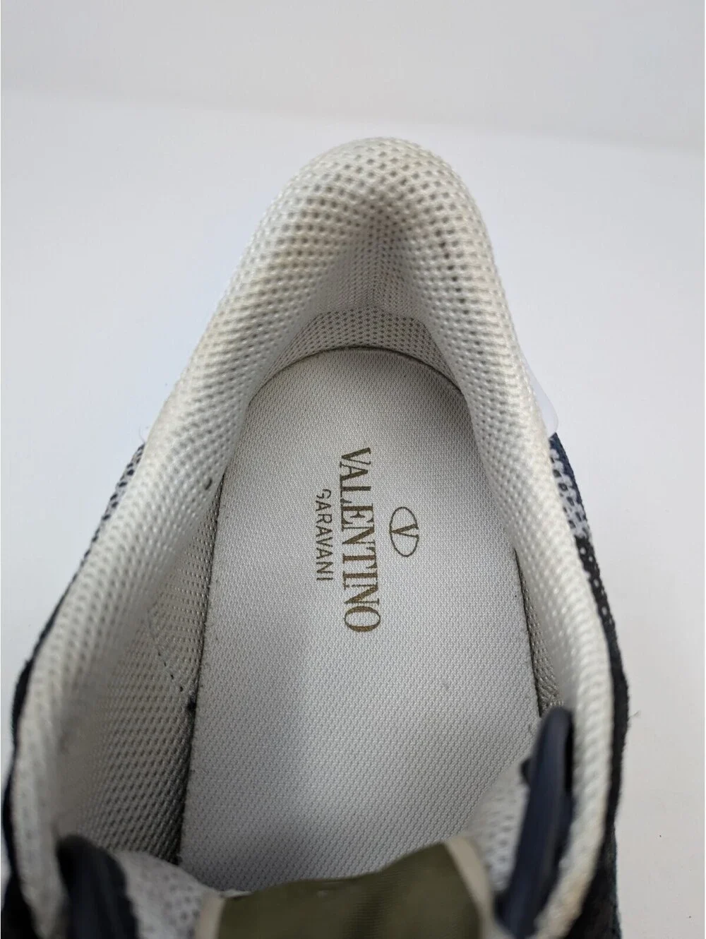 Valentino Garavani Rockrunner Camo Sneakers Navy Black TT723Y0 EU 43 US 10